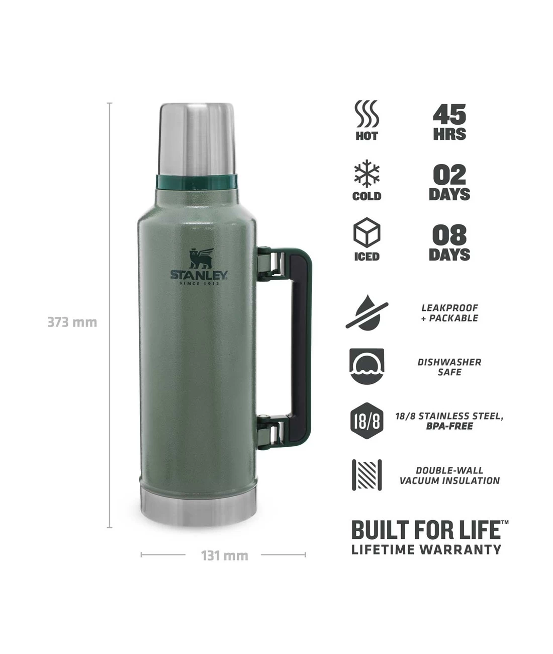 Stanley Classic Vakuum-Flasche 1,9 L – Bild 5